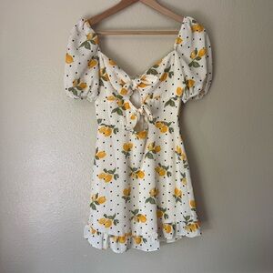 ❇️City Studio Juniors Lemon Print Cutout Dress 2 for $22❇️